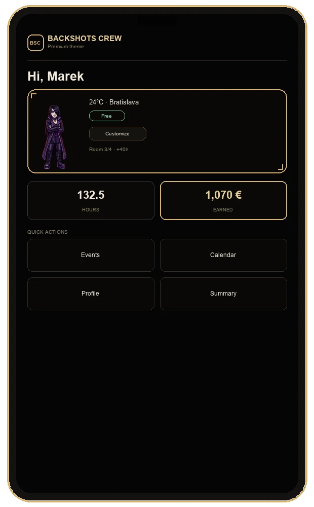 Тема Gold